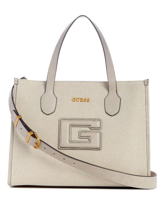 Guess Natural G Status 2 Compartment Tote