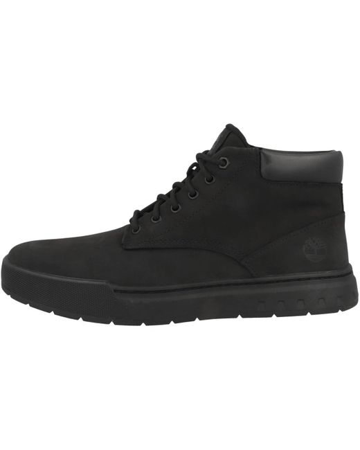 Timberland Black Maple Grove Leather Chukka Shoe for men