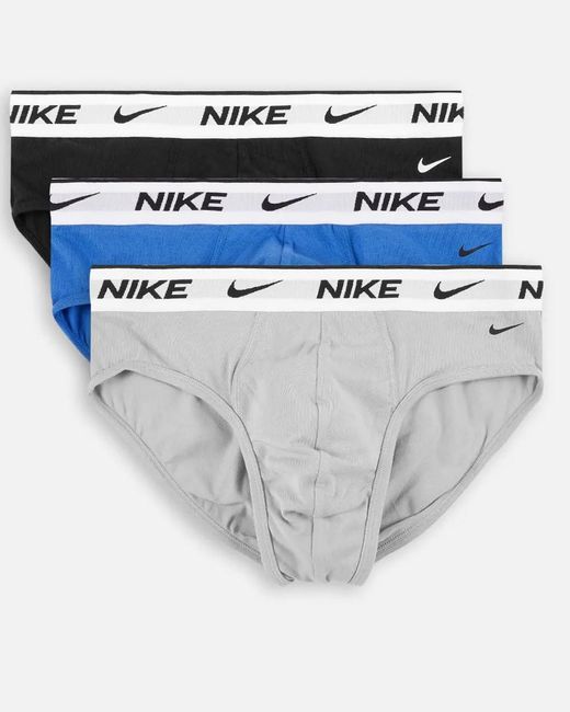 Nike Everyday Cotton Stretch Boxershorts in het White voor heren