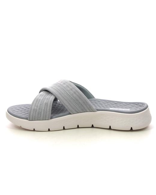 Skechers O-t-g Go Walk Flex Sandaal Onder De Indruk in het Gray