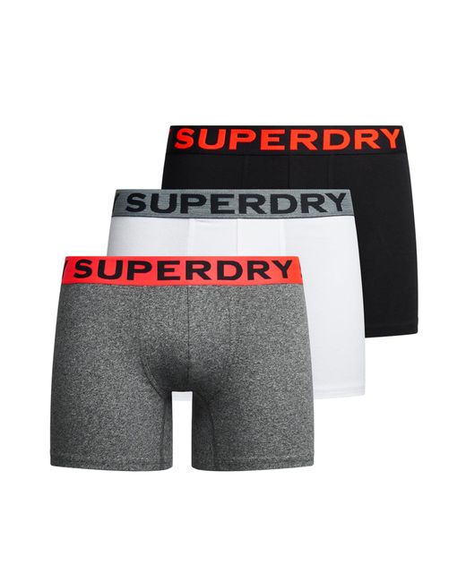 Superdry Multicolor Boxer Triple Pack Boxer Shorts for men