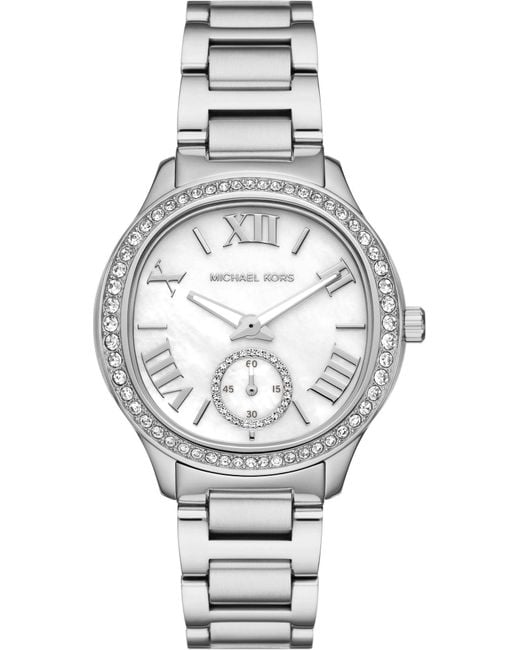 Michael Kors Gray Ladiesmetals Mk4807 Wristwatch For Women