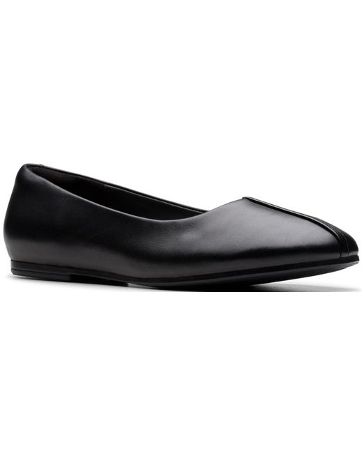 Clarks Ballerine Donna Fawna Lily, Effetto Pelle Di Rettile Marrone, Comfort E Stile Con Fiocco