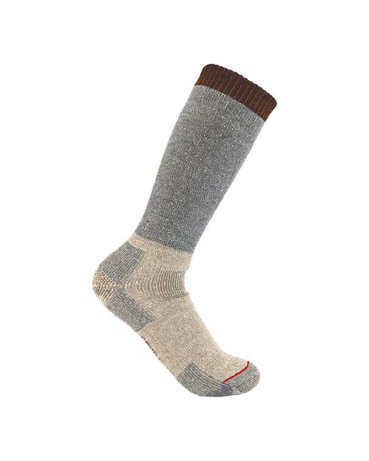 Carhartt Gray Heavyweight Wool Blend Boot Sock for men
