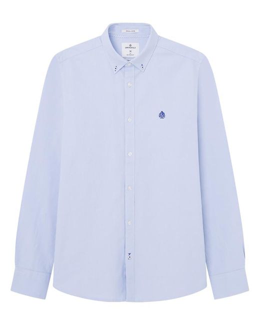 Oxford Shirt Camisa Springfield de hombre de color Blue