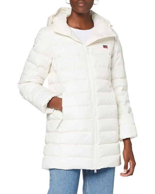 Core Down Mid Lngth Puffer Chaqueta Levi's de color Azul - Lyst