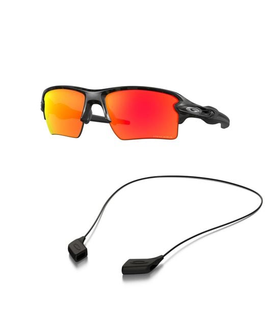 Lot de lunettes de soleil : OO 9188 918886 noir mat camouflage accessoire kit laisse noir brillant Oakley pour homme en coloris Red