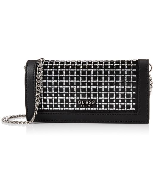 Guess Gilded Glamour Mini Xbody Clutch Black