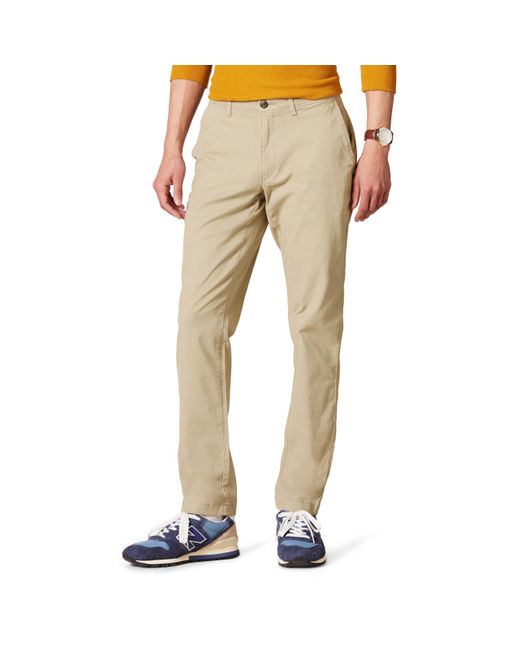 Amazon Essentials Legere Stretch-Chinohose mit Enger Passform in Natural für Herren
