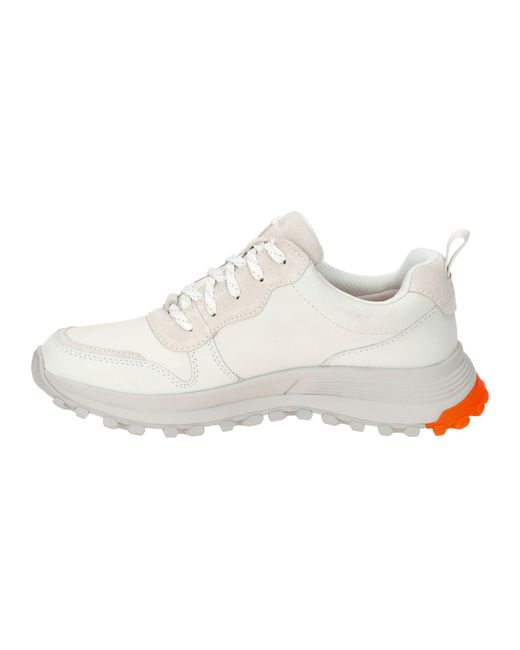 Clarks Atl Trek Free Waterproof Nubuck Shoes In Standard Fit Size 7 White