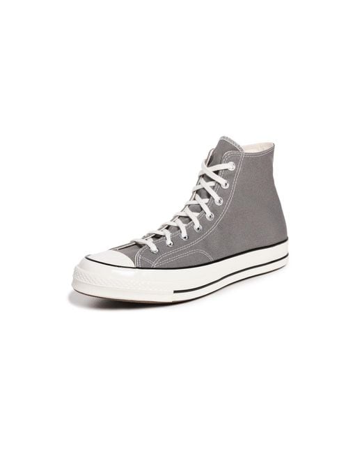 Chuck 70 Hi Canvas Sneaker di Converse in Gray