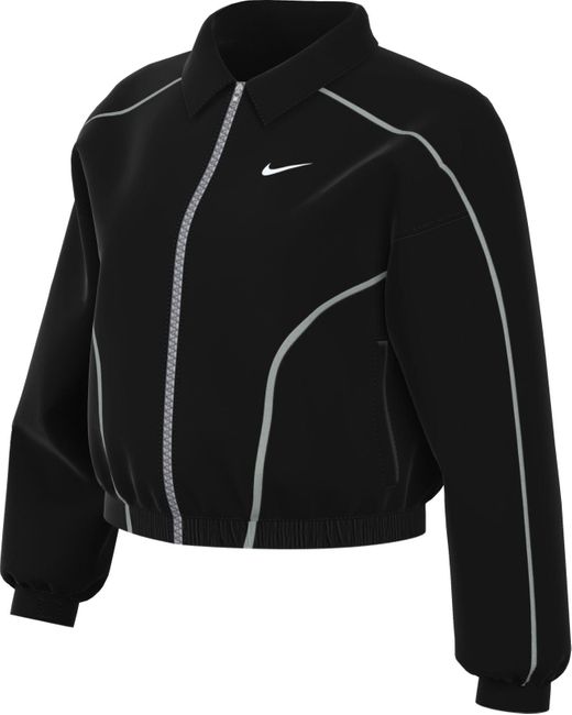 Damen Sportswear Street Woven Jkt Chaqueta Nike de color Black