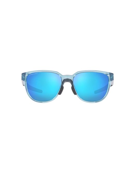 Oakley Oo9250a Actuator Low Bridge Fit Rectangular Sunglasses in Blue