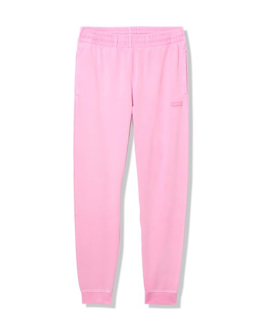 HUGO Pink Box Logo Classic Sweatpant Jogger Casual Pants