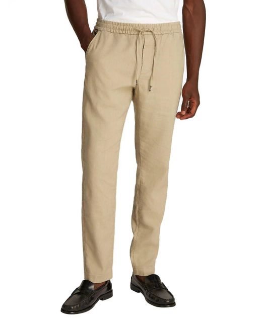 Tommy Hilfiger Harlem Sorona Linnen Mw0mw38801 Chino in het Blue voor heren