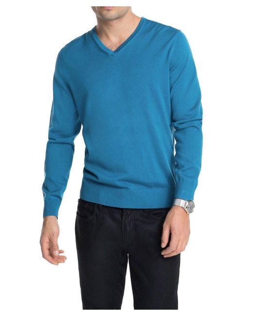 Esprit Collection Pullover Van Hoogwaardig Katoen in het Blue voor heren