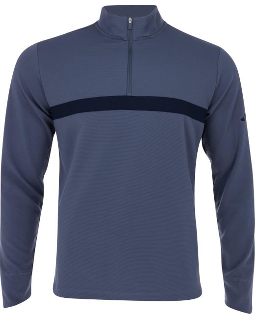 Adidas Blue Ultimate365 Novelty Layer Quarter-zip Top Pullover Sweater for men