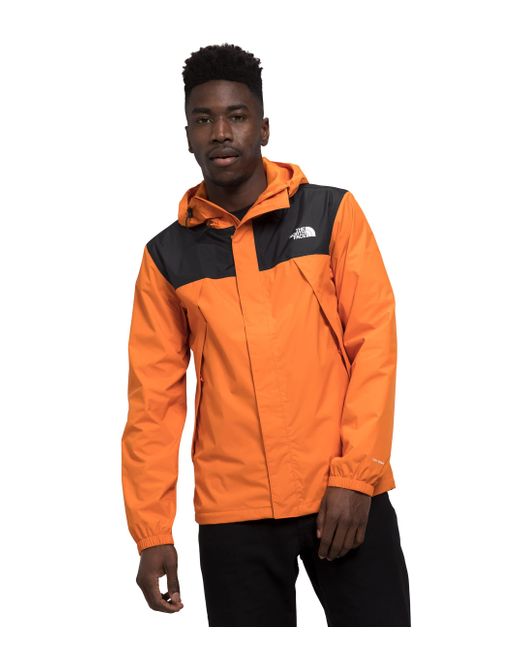 The North Face Antora Jacket in Orange for Men | Lyst UK