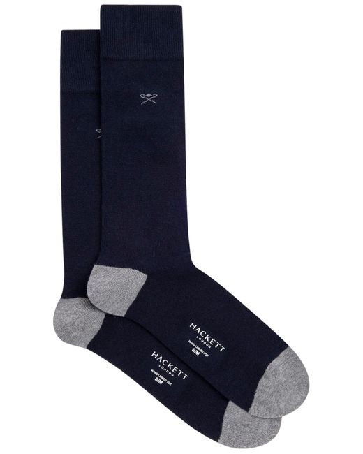 Hackett Blue Contrast T/h Sock 2p for men