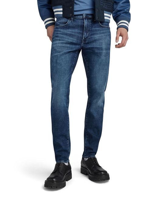 G-Star RAW Blue Revend Fwd Skinny Jeans for men