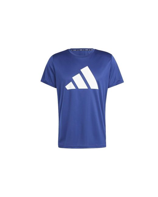 Run It tee Camiseta Adidas de hombre de color Blue