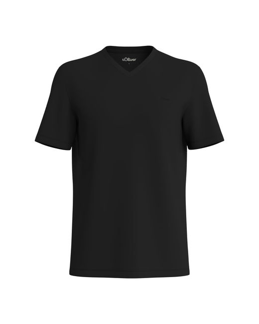S.oliver T-Shirt in Black für Herren