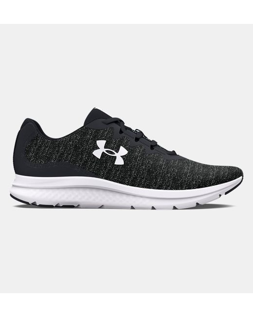 Under Armour Ua Charged Impulse 3 Knit Hardloopschoen in het Black voor heren