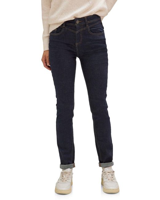 Street One Blue Casual Fit Jeans