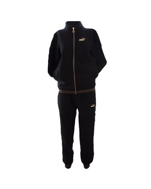 PUMA Black Ws Full-Zip Suit FL Trainingsanzug