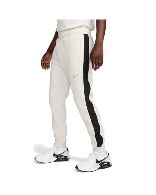 M NSW Sp FLC Jogger BB Pantaloni Lunghi di Nike in Natural da Uomo