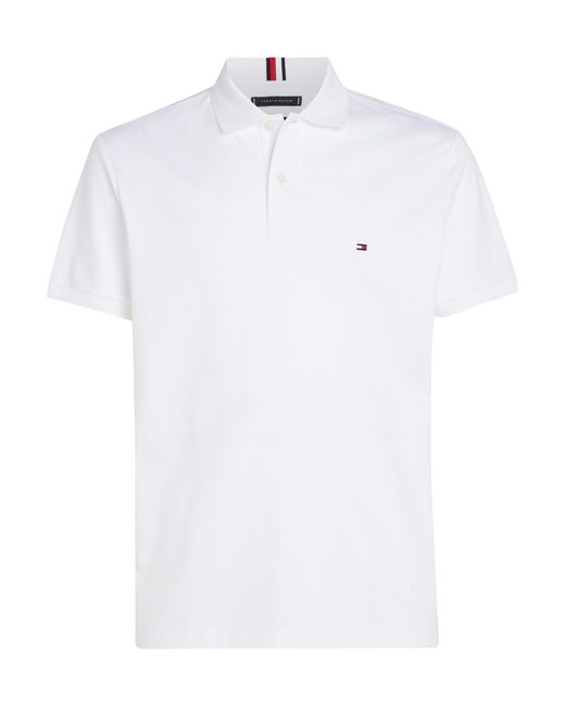 Tommy Hilfiger Poloshirt Liquid Cotton Essential REG Polo White Weiss - M für Herren