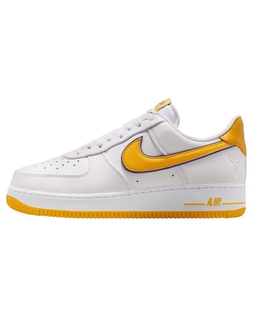 Nike Air Force 1 Low Retro QS Kobe Bryant 'White/Varsity Maize' in Black für Herren