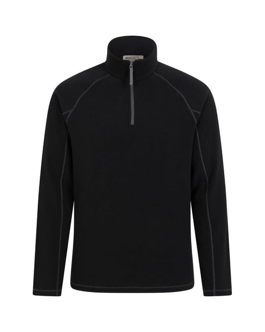 Mountain Warehouse Fleecepullover - Fleece-Sweater aus Microfleece für in Black für Herren