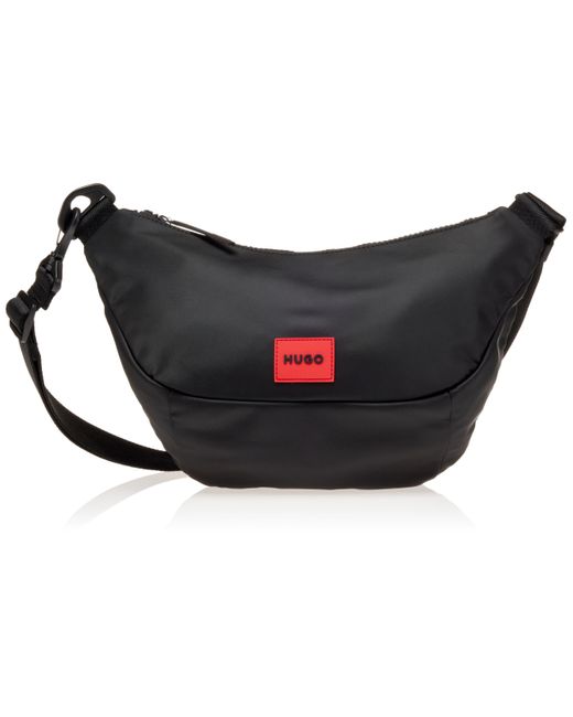 HUGO Hobo Sack Crossbody Bag in Black für Herren