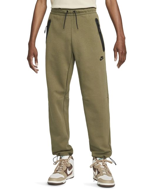 Nike tech fleece 2025 pants olive green