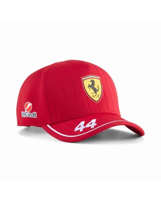 PUMA Red Scuderia Ferrari Hamilton Baseball Cap