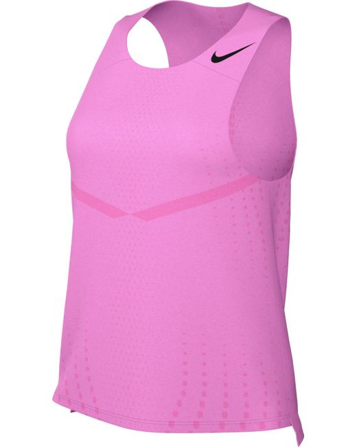 W NK DFADV AROSWFT Singlet T-Shirt Nike en coloris Pink