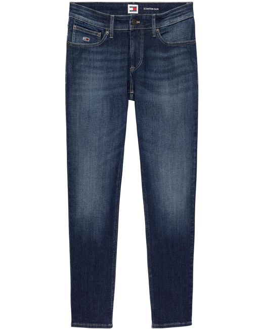 Tommy Hilfiger Blue Plus Scanton Essential Slim Faded Jeans for men