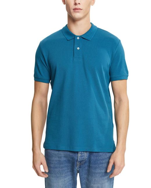 993ee2k301 Camisa de Polo Esprit de hombre de color Blue