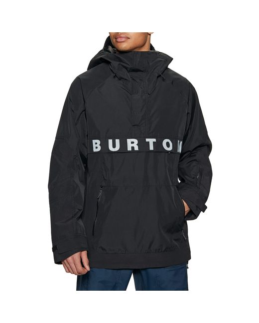 Burton FROSTNER Anorak Jacke 2023 True Black für Herren