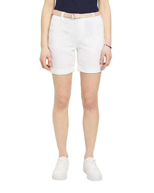 993ee1c305 Pantalones Cortos de Esprit de color Blanco | Lyst