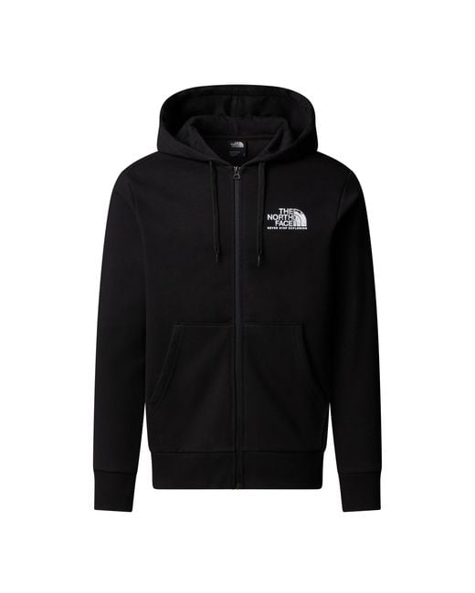 Blanca Peak Full Zip Giacca con cappuccio da uomo Tnf Black L di The North Face da Uomo