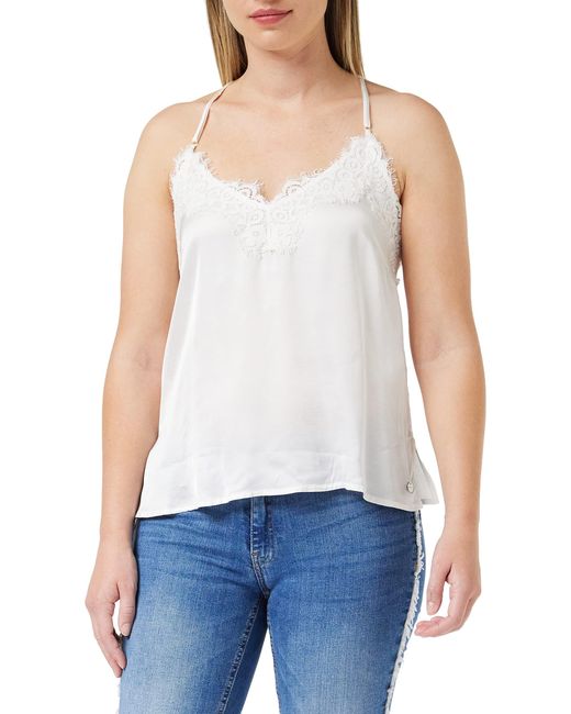 Replay White W2069 Bluse