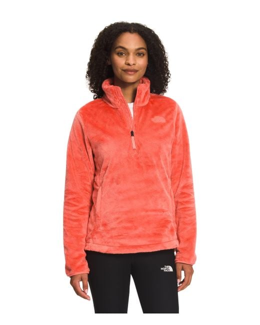 The North Face Osito 1 4 Zip Pullover in Red Lyst UK