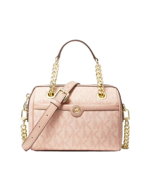 Michael Kors Pink Blaire Xs Duffle Satchel Crossbody Handbag
