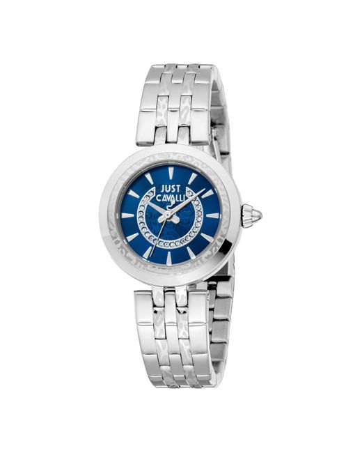 Orologio Analogico al Quarzo Donna con Cinturino in Acciaio Inox JC1L314M0045 di Just Cavalli in Blue