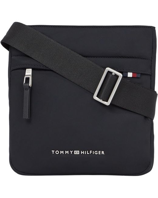 Tommy Hilfiger Umhängetasche Signature Mini Crossover Klein in Black für Herren