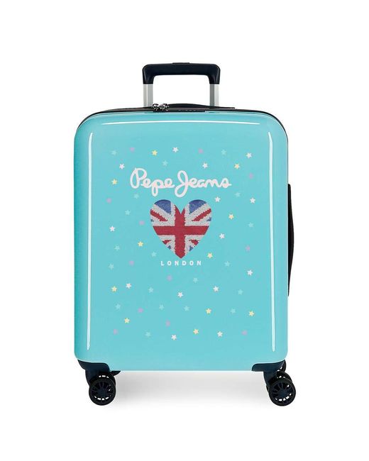 Estela Valigia da cabina blu 40 x 55 x 20 cm rigida ABS chiusura TSA  integrata 38,4 L 2 kg 4 ruote doppie bagaglio a mano di Pepe Jeans in Blu -  15% di sconto | Lyst