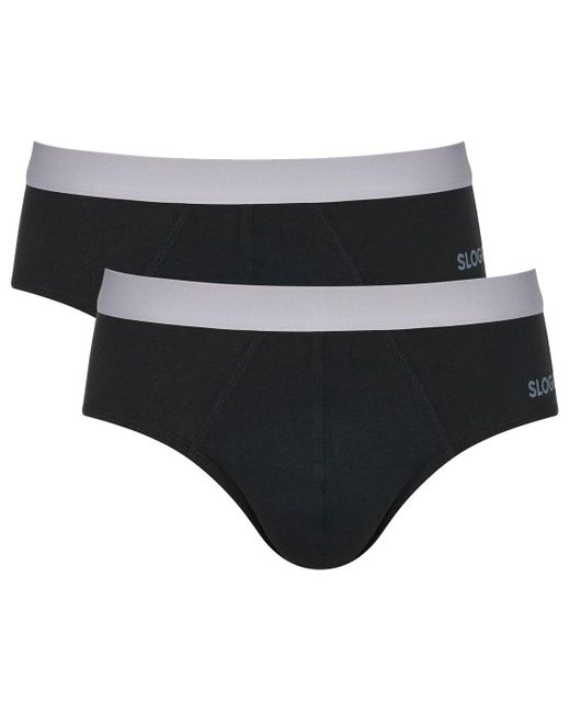 Sloggi Black Men Go Abc 2.0 Brief 2p Underwear for men