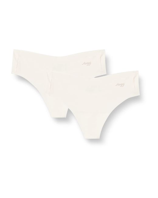 Sloggi Donna Zero Microfibre 2.0 Short, Angora, XS